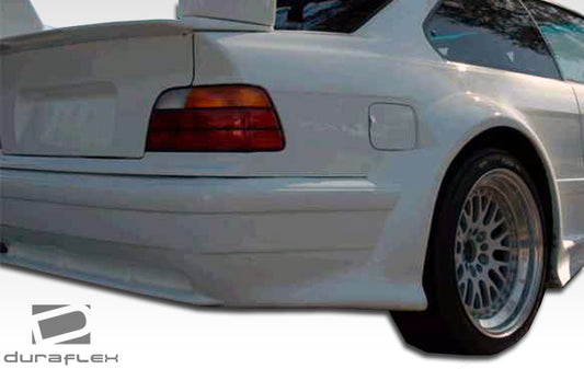 Extreme Dimensions Duraflex GT500 Wide Body Rear Bumper Cover Compatible With 1992-1998 BMW 3 Series - 3 Piece - 105337