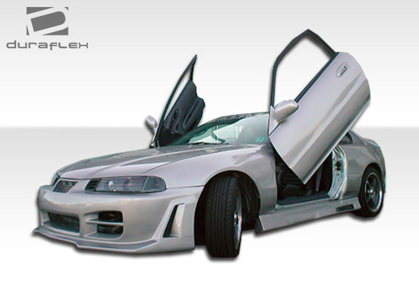 Extreme Dimensions Duraflex Spyder Side Skirts Compatible With 1992-1996 Honda Prelude - 2 Piece - 101163