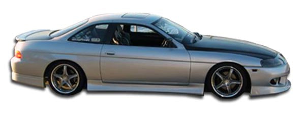Extreme Dimensions Duraflex V-Speed Side Skirts Rocker Panels Compatible With 1992-2000 Lexus SC - 2 Piece - 101185