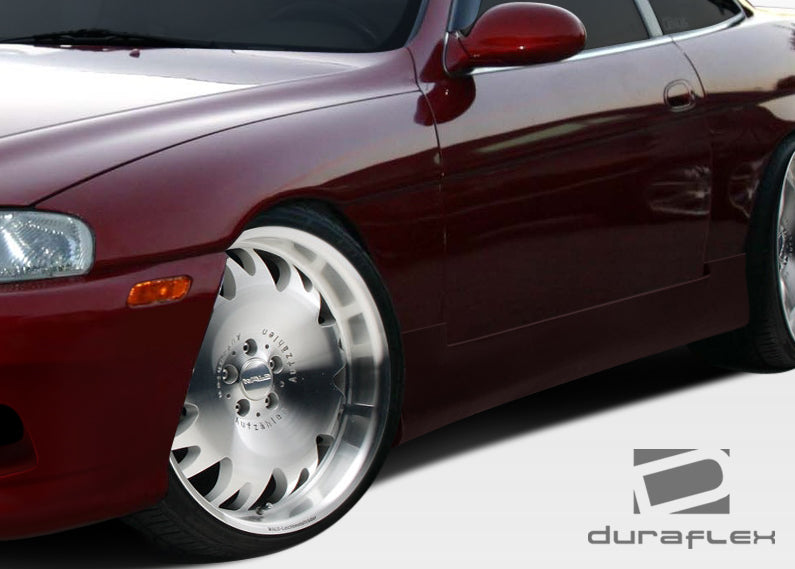 Extreme Dimensions Duraflex O-Design Side Skirts Compatible With 1992-2000 Lexus SC - 2 Piece - 106586