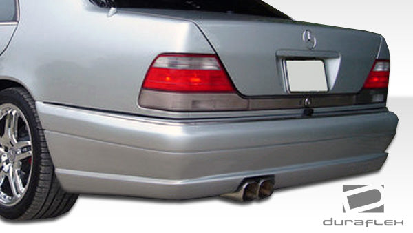 Extreme Dimensions Duraflex W-1 Rear Bumper Cover Compatible With 1992-1999 Mercedes S Class - 1 Piece - 105384