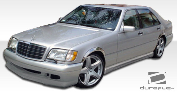 Extreme Dimensions Duraflex W-1 Side Skirts Compatible With 1992-1999 Mercedes S Class - 2 Piece - 105383