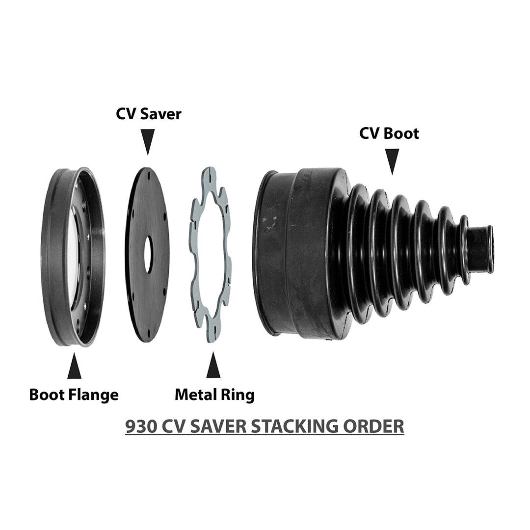930 CV | Single Boot Flange | CV Saver 2 Pack