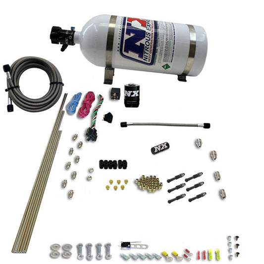Nitrous Express 6-Cyl Dry Direct Port Nitrous System 15lb Bottle NX-93066-15