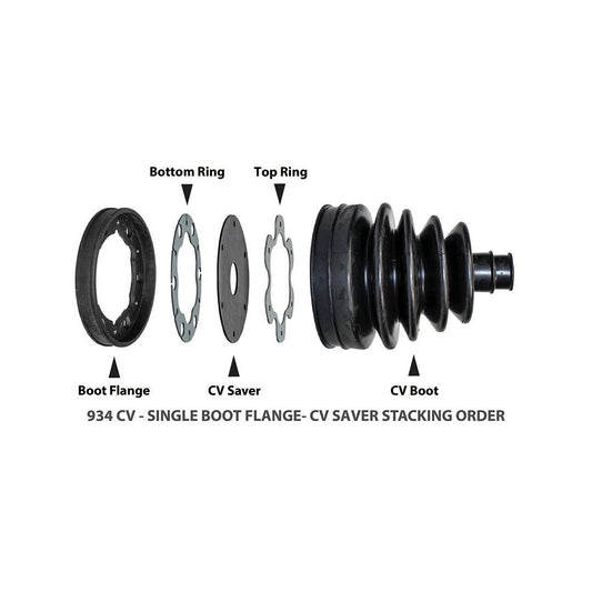 934 CV Single Boot Flange | CV Saver 2 pack