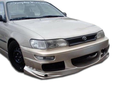 Extreme Dimensions Duraflex Bomber Front Bumper Cover Compatible With 1993-1997 Toyota Corolla - 1 Piece - 101324