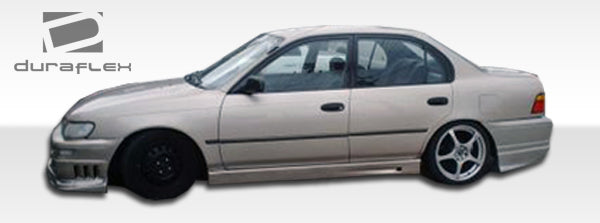 Extreme Dimensions Duraflex Bomber Front Bumper Cover Compatible With 1993-1997 Toyota Corolla - 1 Piece - 101324