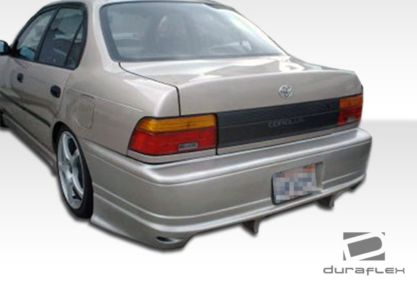 Extreme Dimensions Duraflex Bomber Rear Bumper Cover Compatible With 1993-1997 Toyota Corolla - 1 Piece - 101325