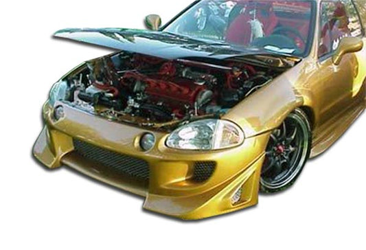 Extreme Dimensions Duraflex Blits Front Bumper Cover Compatible With 1993-1997 Honda Del Sol - 1 Piece - 101249