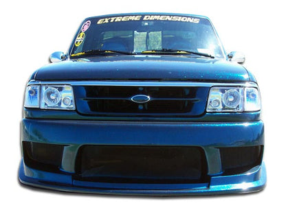 Extreme Dimensions Duraflex Drifter Front Bumper Cover Compatible With 1993-1997 Ford Ranger - 1 Piece - 101239