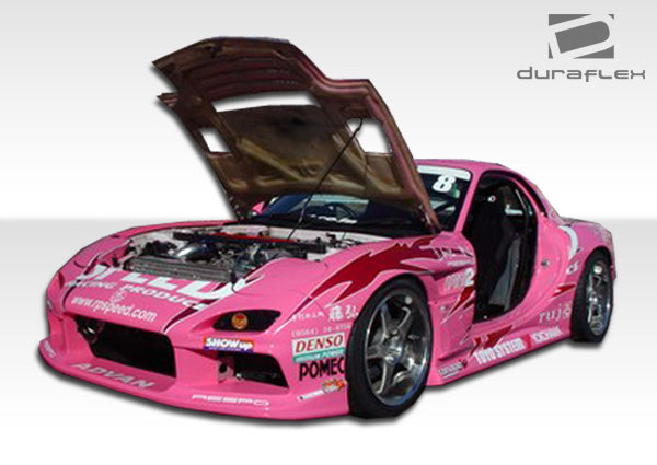 Extreme Dimensions Duraflex Sleek Front Bumper Cover Compatible With 1993-1997 Mazda RX7 - 1 Piece - 101300