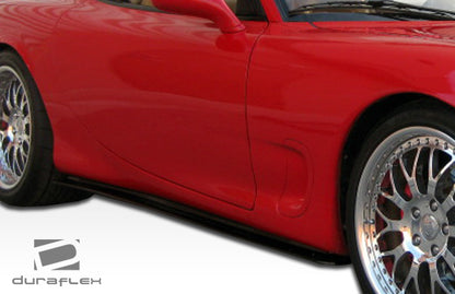 Extreme Dimensions Duraflex Type F Side Skirts Compatible With 1993-1997 Mazda RX7 - 2 Piece - 103574