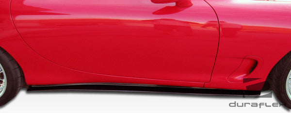 Extreme Dimensions Duraflex Type F Side Skirts Compatible With 1993-1997 Mazda RX7 - 2 Piece - 103574