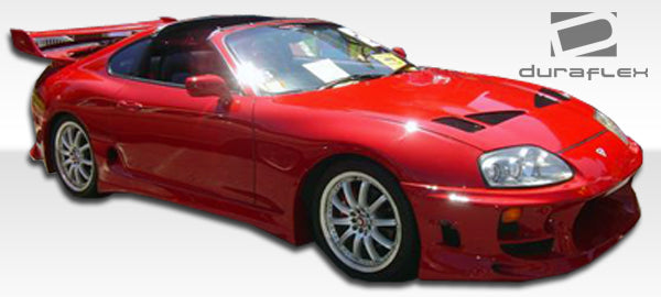 Extreme Dimensions Duraflex Bomber Side Skirts Compatible With 1993-1998 Toyota Supra - 2 Piece - 101329