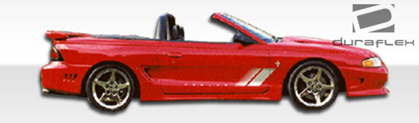 Extreme Dimensions Duraflex Colt Side Skirts Compatible With 1994-1998 Ford Mustang - 2 Piece - 101436