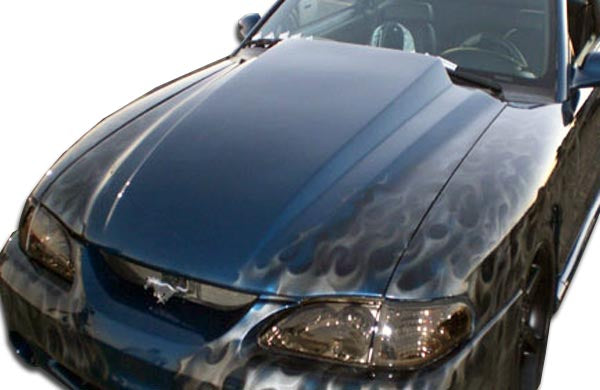 Extreme Dimensions Duraflex Cowl Hood Compatible With 1994-1998 Ford Mustang - 1 Piece - 102255