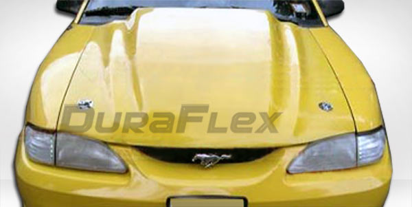 Extreme Dimensions Duraflex Cowl Hood Compatible With 1994-1998 Ford Mustang - 1 Piece - 102255
