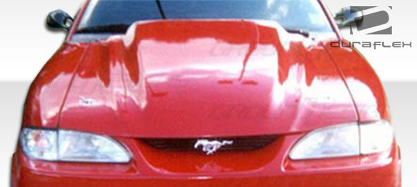 Extreme Dimensions Duraflex Cowl Hood Compatible With 1994-1998 Ford Mustang - 1 Piece - 102255