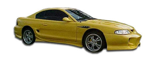 Extreme Dimensions Duraflex Vader Side Skirts Compatible With 1994-1998 Ford Mustang - 2 Piece - 101442