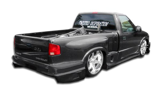Extreme Dimensions Duraflex Drifter Rear Bumper Cover Compatible With 1994-2004 Chevrolet S-10 Step Side - 1 Piece - 101420