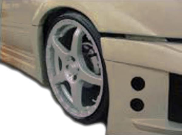 Extreme Dimensions Duraflex Q Flared Fender Flare Compatible With 1995-1999 Nissan 200SX - 2 Piece - 101665