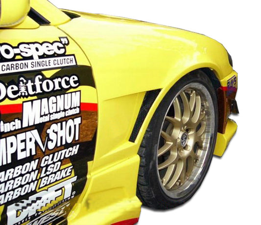 Extreme Dimensions Duraflex M-1 Front Fenders Compatible With 1995-1996 Nissan 240SX - 2 Piece - 101635
