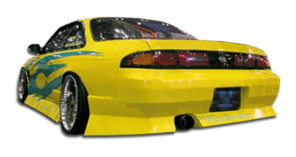 Extreme Dimensions Duraflex Type U Rear Bumper Cover Compatible With 1995-1998 Nissan 240SX - 1 Piece - 101646