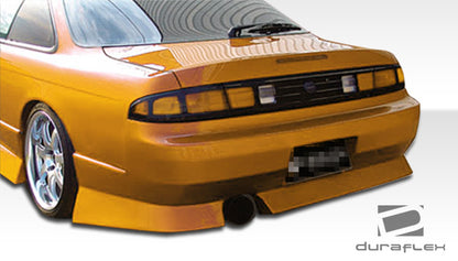 Extreme Dimensions Duraflex Type U Rear Bumper Cover Compatible With 1995-1998 Nissan 240SX - 1 Piece - 101646