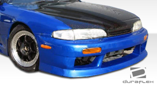 Extreme Dimensions Duraflex V-Speed Front Bumper Cover Compatible With 1995-1996 Nissan 240SX - 1 Piece - 101649