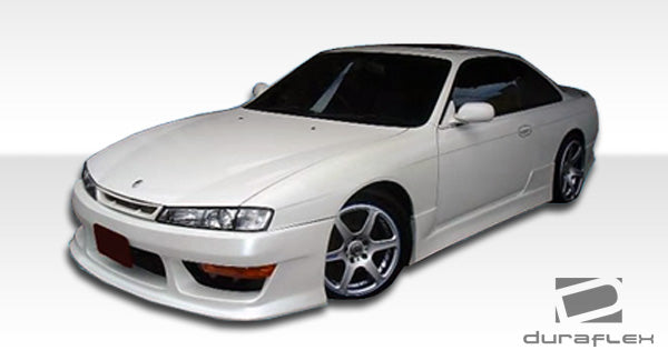Extreme Dimensions Duraflex V-Speed Side Skirts Compatible With 1995-1998 Nissan 240SX - 2 Piece - 101651