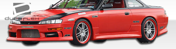 Extreme Dimensions Duraflex V-Speed 2 Body Kit Compatible With 1997-1998 Nissan 240SX S14 - 4 Piece - 103613