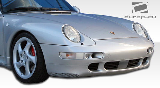 Extreme Dimensions Duraflex Turbo Look Front Bumper Cover Compatible With 1995-1998 Porsche 993 - 1 Piece - 105103