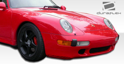 Extreme Dimensions Duraflex Turbo Look Front Bumper Cover Compatible With 1995-1998 Porsche 993 - 1 Piece - 105103