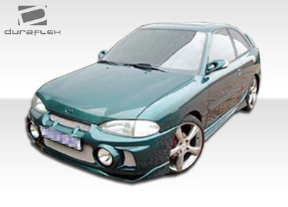 Extreme Dimensions Duraflex Evo Front Bumper Cover Compatible With 1995-1999 Hyundai Accent - 1 Piece - 101586
