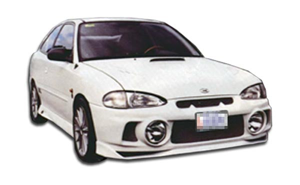 Extreme Dimensions Duraflex Evo Front Bumper Cover Compatible With 1995-1999 Hyundai Accent - 1 Piece - 101586