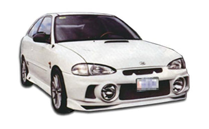Extreme Dimensions Duraflex Evo Front Bumper Cover Compatible With 1995-1999 Hyundai Accent - 1 Piece - 101586