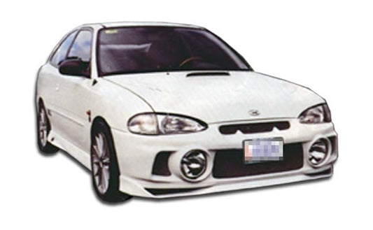 Extreme Dimensions Duraflex Evo Front Bumper Cover Compatible With 1995-1999 Hyundai Accent - 1 Piece - 101586