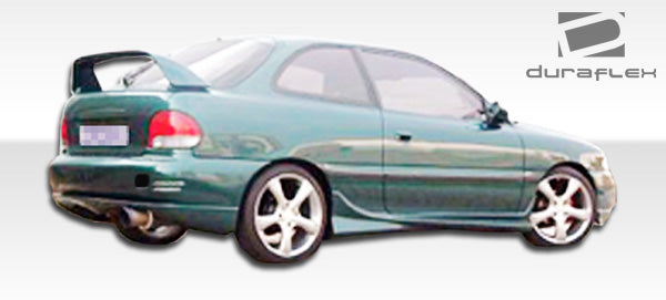 Extreme Dimensions Duraflex Evo Rear Bumper Cover Compatible With 1995-1999 Hyundai Accent - 1 Piece - 101587