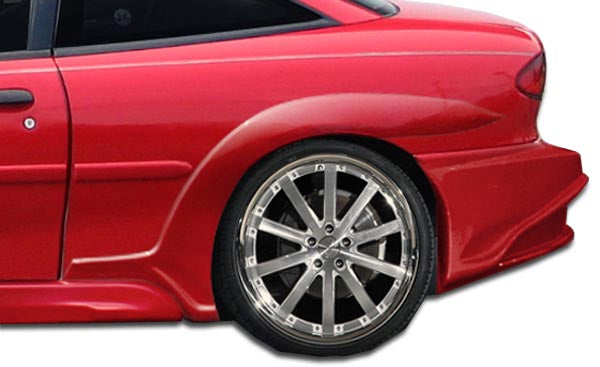 Extreme Dimensions Duraflex Millenium Wide Body Rear Fender Compatible With 1995-1999 Chevrolet Cavalier - 2 Piece - 105644
