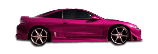 Extreme Dimensions Duraflex Blits Side Skirts Compatible With 1995-1999 Mitsubishi Eclipse - 2 Piece - 101599