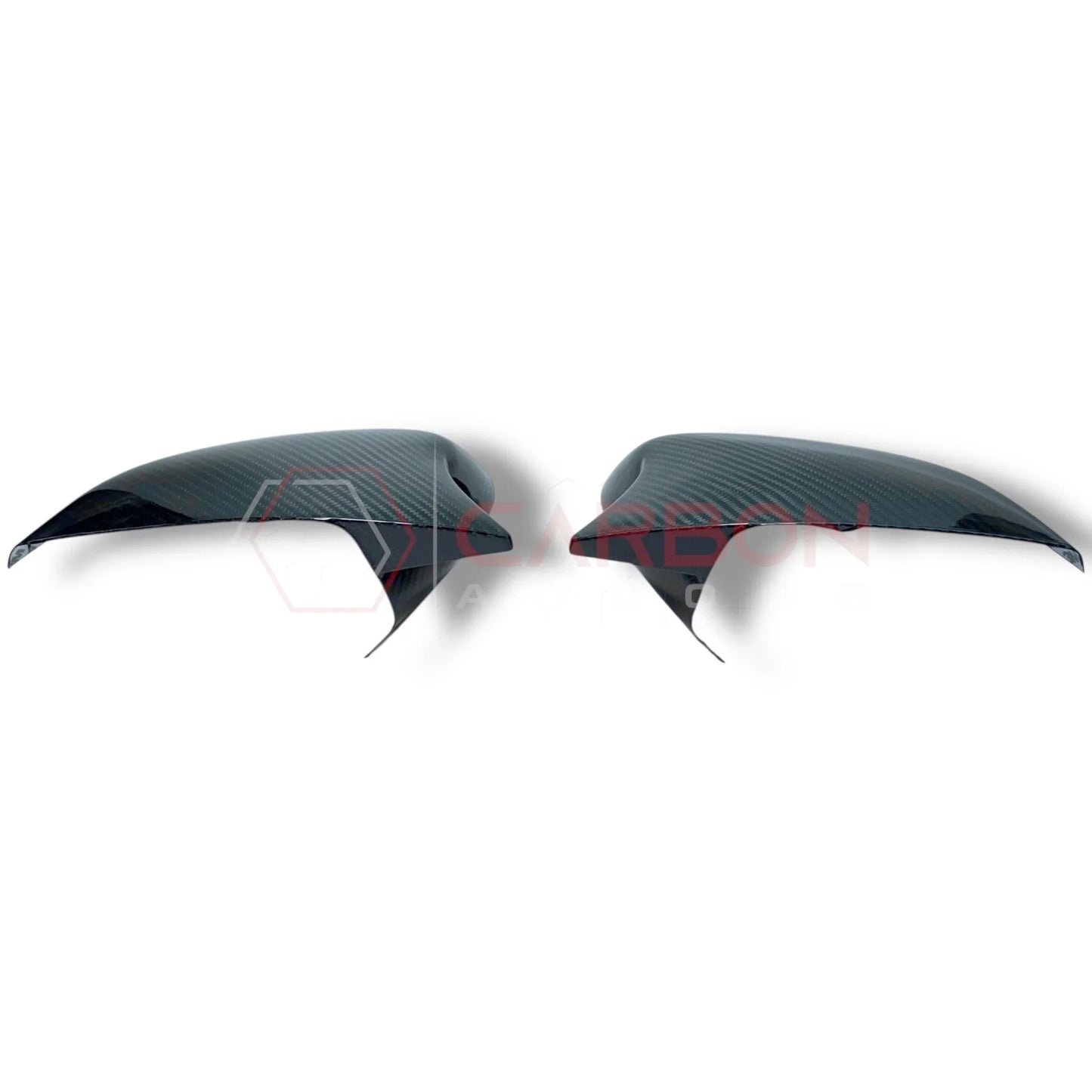 C8 Corvette Carbon Fiber M-Style Side View Mirror Cap Covers
