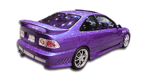 Extreme Dimensions Duraflex AVG Rear Bumper Cover Compatible With 1996-2000 Honda Civic - 1 Piece - 101733