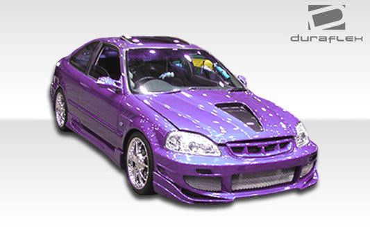 Extreme Dimensions Duraflex AVG Side Skirts Compatible With 1996-2000 Honda Civic - 2 Piece - 101734