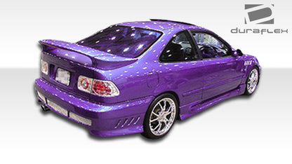 Extreme Dimensions Duraflex AVG Side Skirts Compatible With 1996-2000 Honda Civic - 2 Piece - 101734
