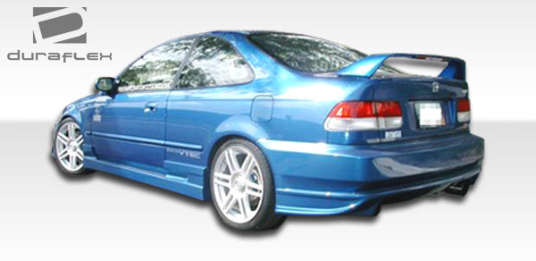 Extreme Dimensions Duraflex Bomber Side Skirts Compatible With 1996-2000 Honda Civic - 2 Piece - 101719