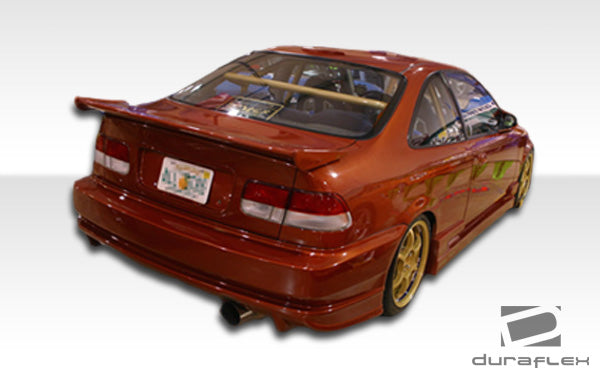 Extreme Dimensions Duraflex Bomber Side Skirts Compatible With 1996-2000 Honda Civic - 2 Piece - 101719