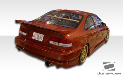 Extreme Dimensions Duraflex Bomber Side Skirts Compatible With 1996-2000 Honda Civic - 2 Piece - 101719