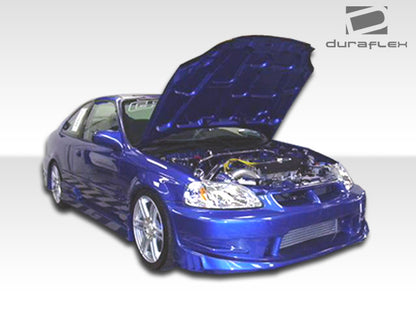 Extreme Dimensions Duraflex Bomber Side Skirts Compatible With 1996-2000 Honda Civic - 2 Piece - 101719