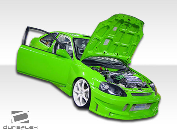 Extreme Dimensions Duraflex Buddy Front Bumper Cover Compatible With 1996-1998 Honda Civic - 1 Piece - 101736