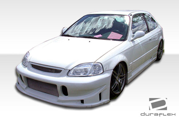 Extreme Dimensions Duraflex Buddy Front Bumper Cover Compatible With 1996-1998 Honda Civic - 1 Piece - 101736